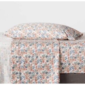 Twin/Twin XL 400 TC Printed Pattern Sheet Set Ditsy Floral -Threshold NEW
